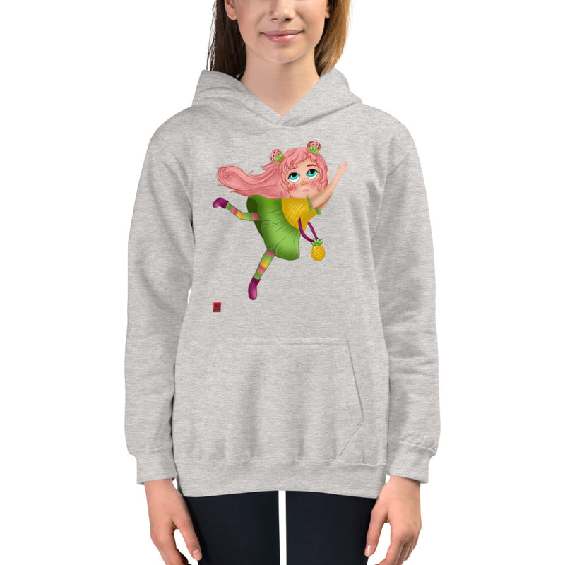 Girls Hoodie - with a Cute Girl from Candyland Cartoon Series