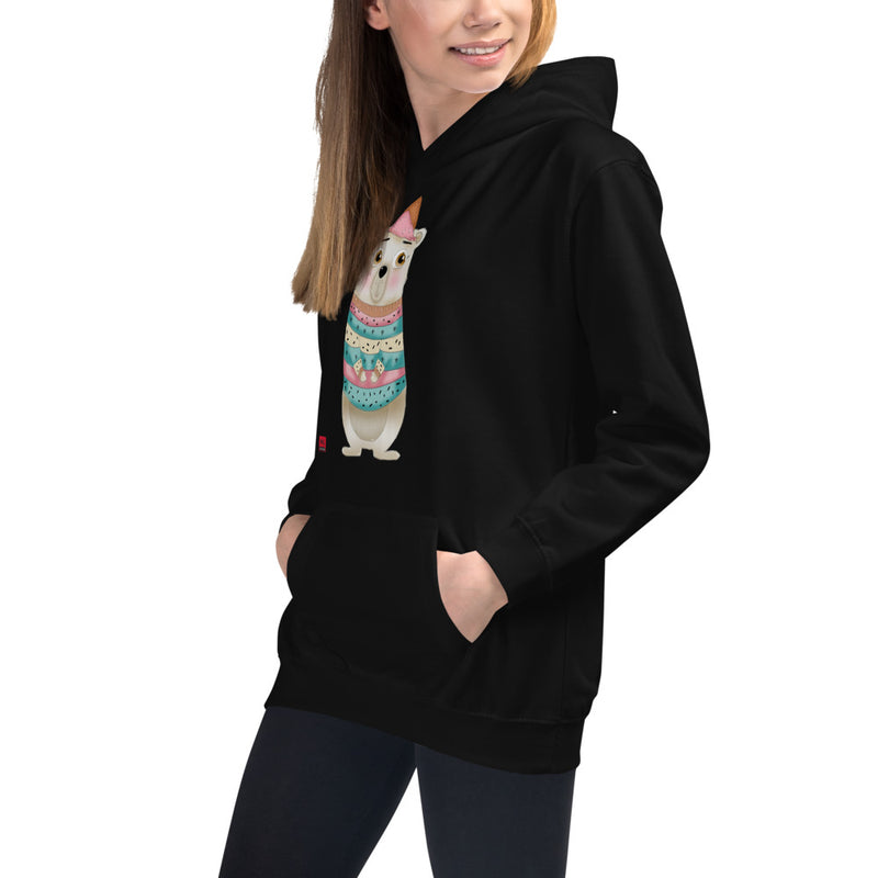 Girls Hoodie - with a Cute Bear from Candyland Cartoon Series