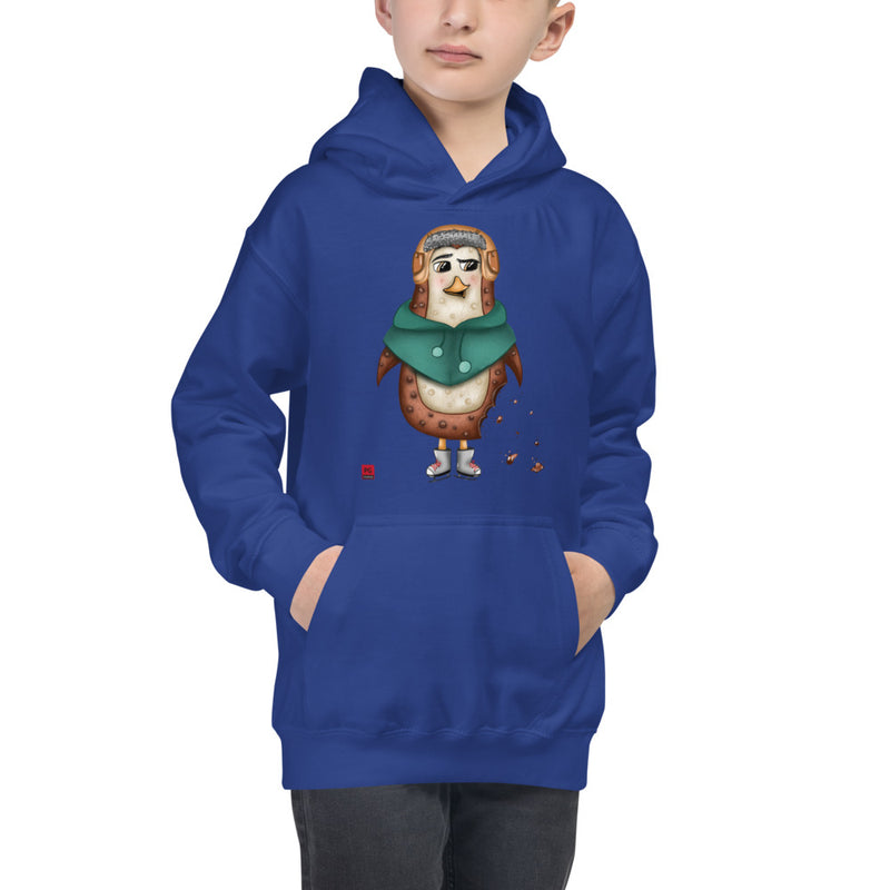 Boys Hoodie - with a Cute Penguin from Candyland Cartoon Series