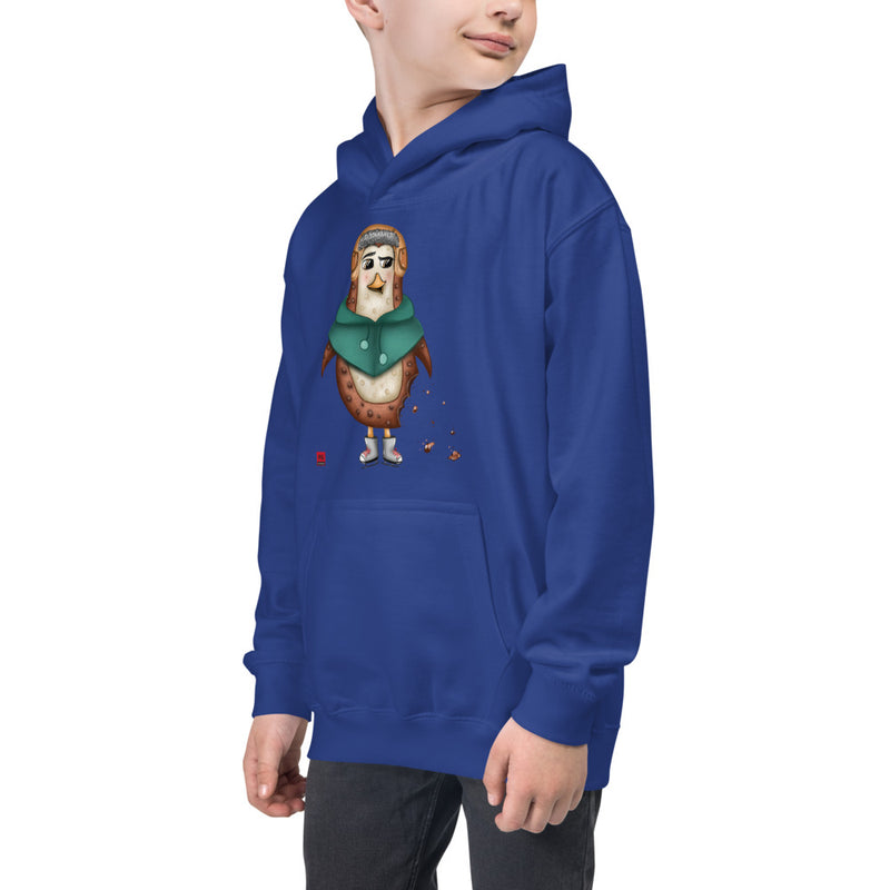 Boys Hoodie - with a Cute Penguin from Candyland Cartoon Series