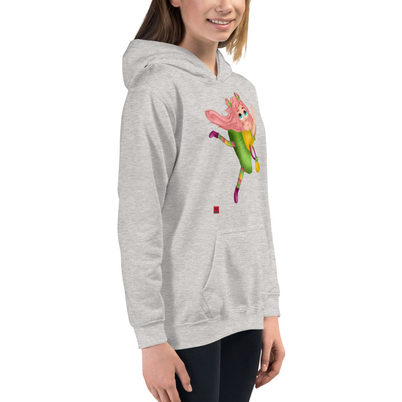 Girls Hoodie - with a Cute Girl from Candyland Cartoon Series