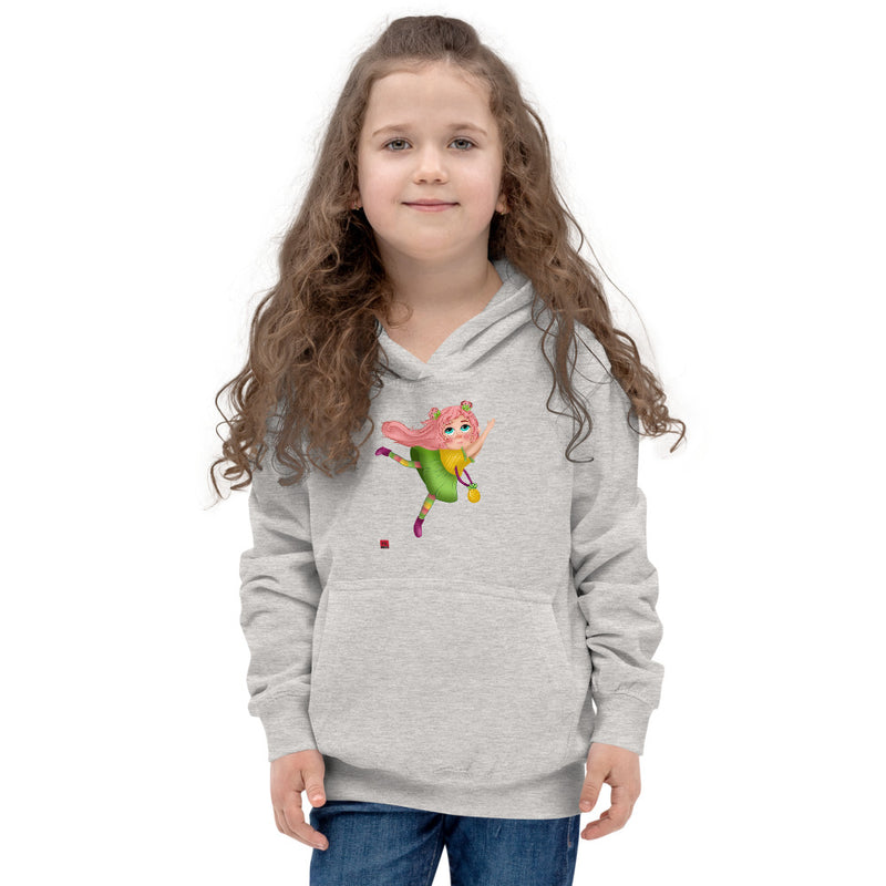 Girls Hoodie - with a Cute Girl from Candyland Cartoon Series