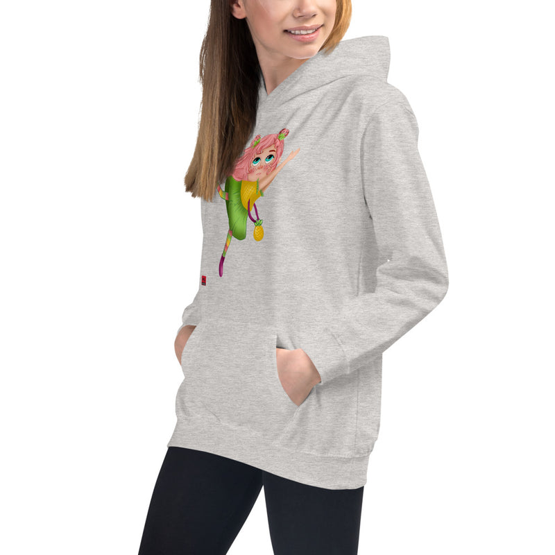 Girls Hoodie - with a Cute Girl from Candyland Cartoon Series